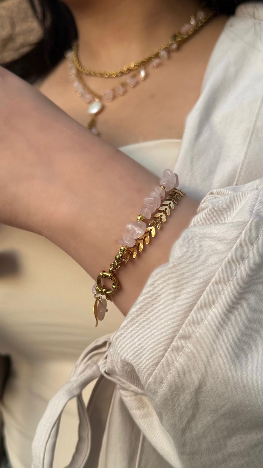 Alma Roze quartz Bracelet
