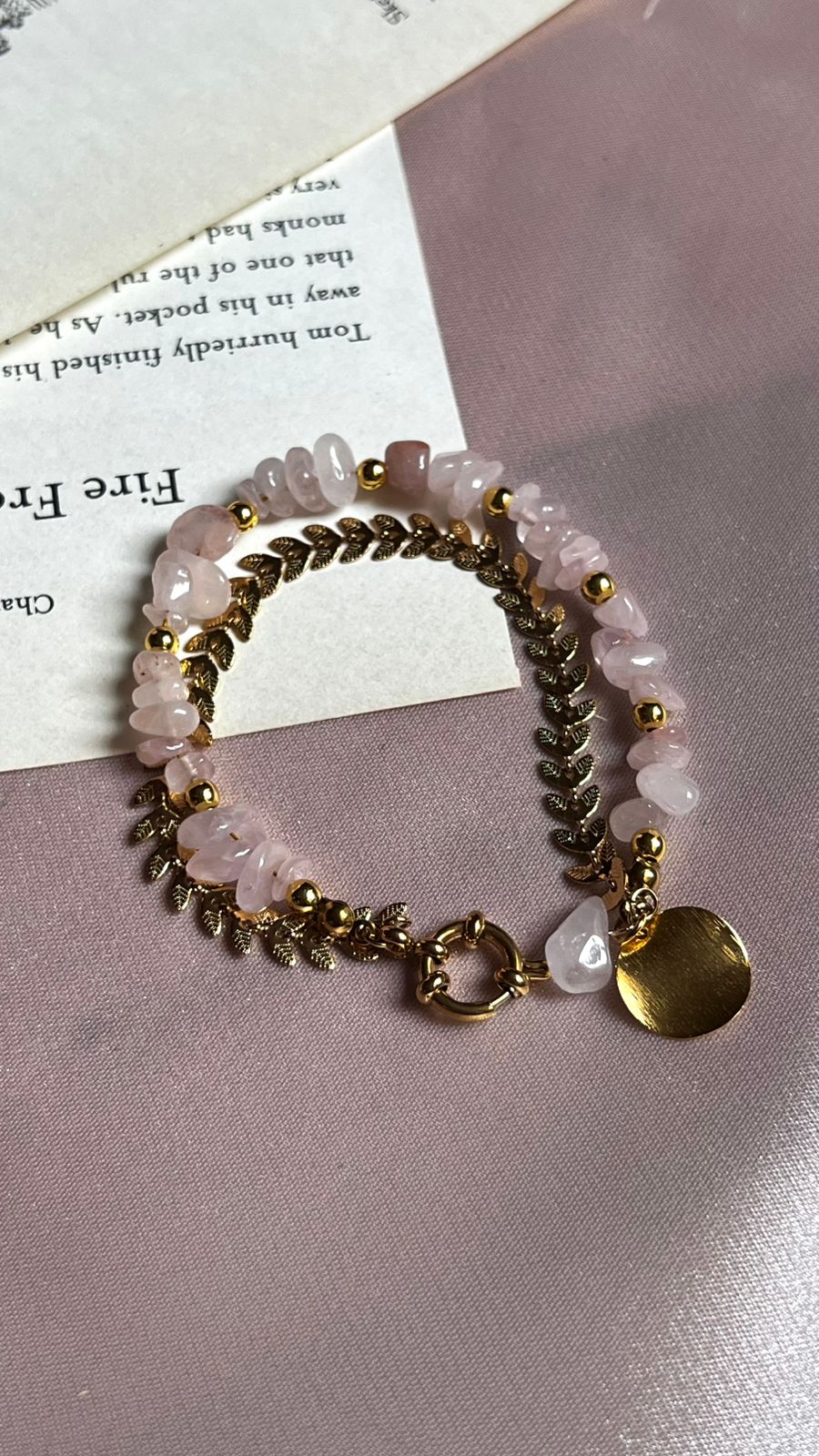 Alma Roze quartz Bracelet