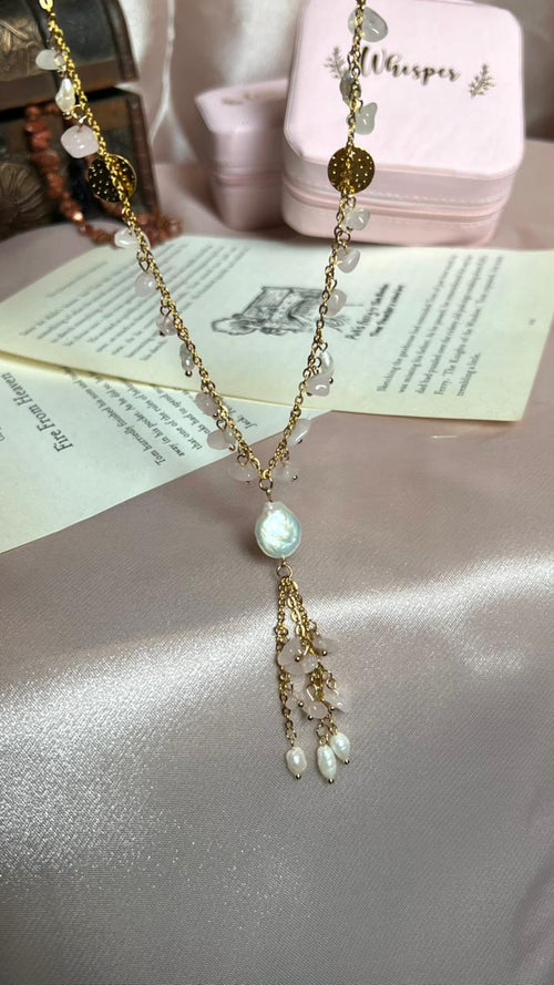 Alma Roze quartz Necklace