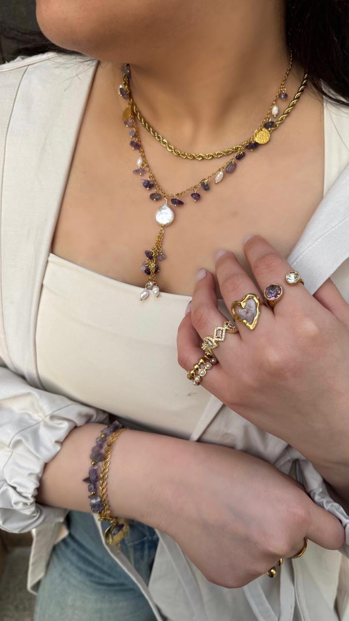 Alma amethyst Necklace