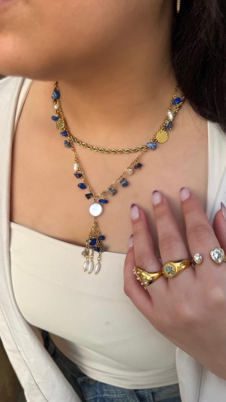 Alma lapis Necklace
