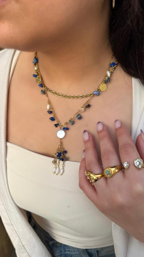 Alma lapis Necklace