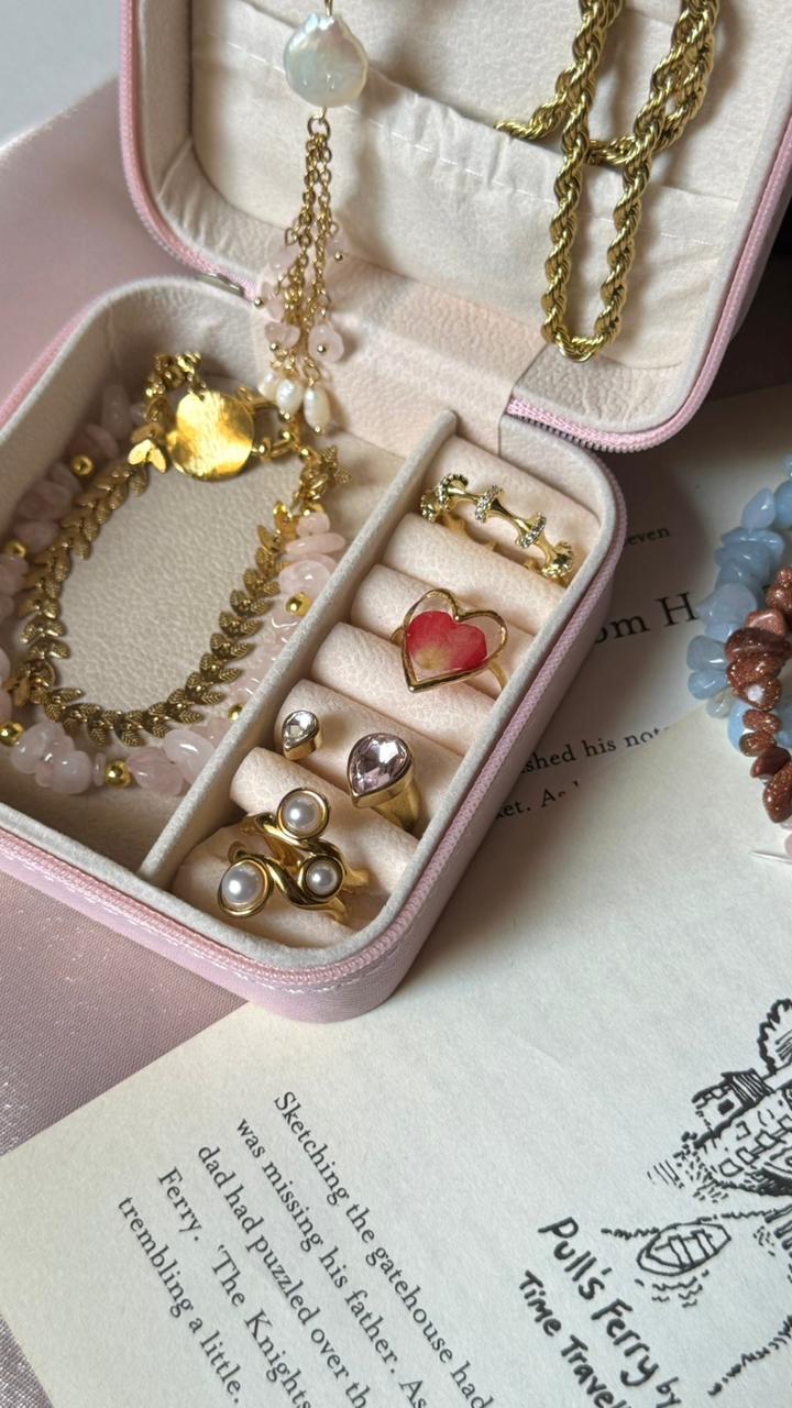 Alma set Roze quartz edition