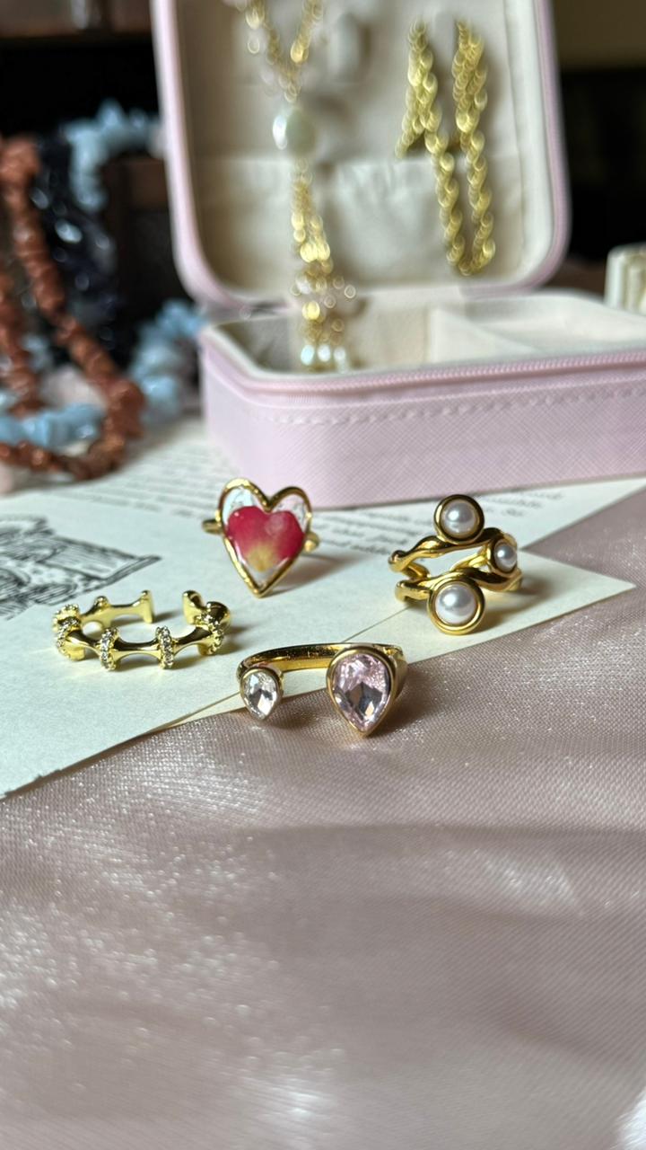 Alma set Roze quartz edition