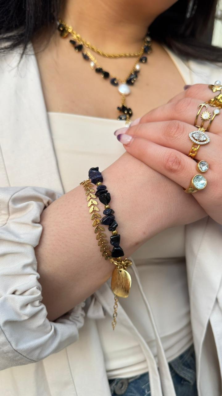Alma set dark blue stars edition