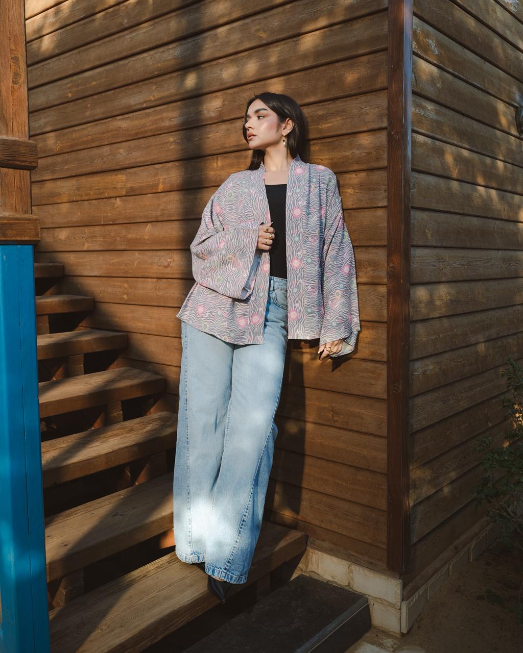 Blush Waves Cardigans Blush Pink