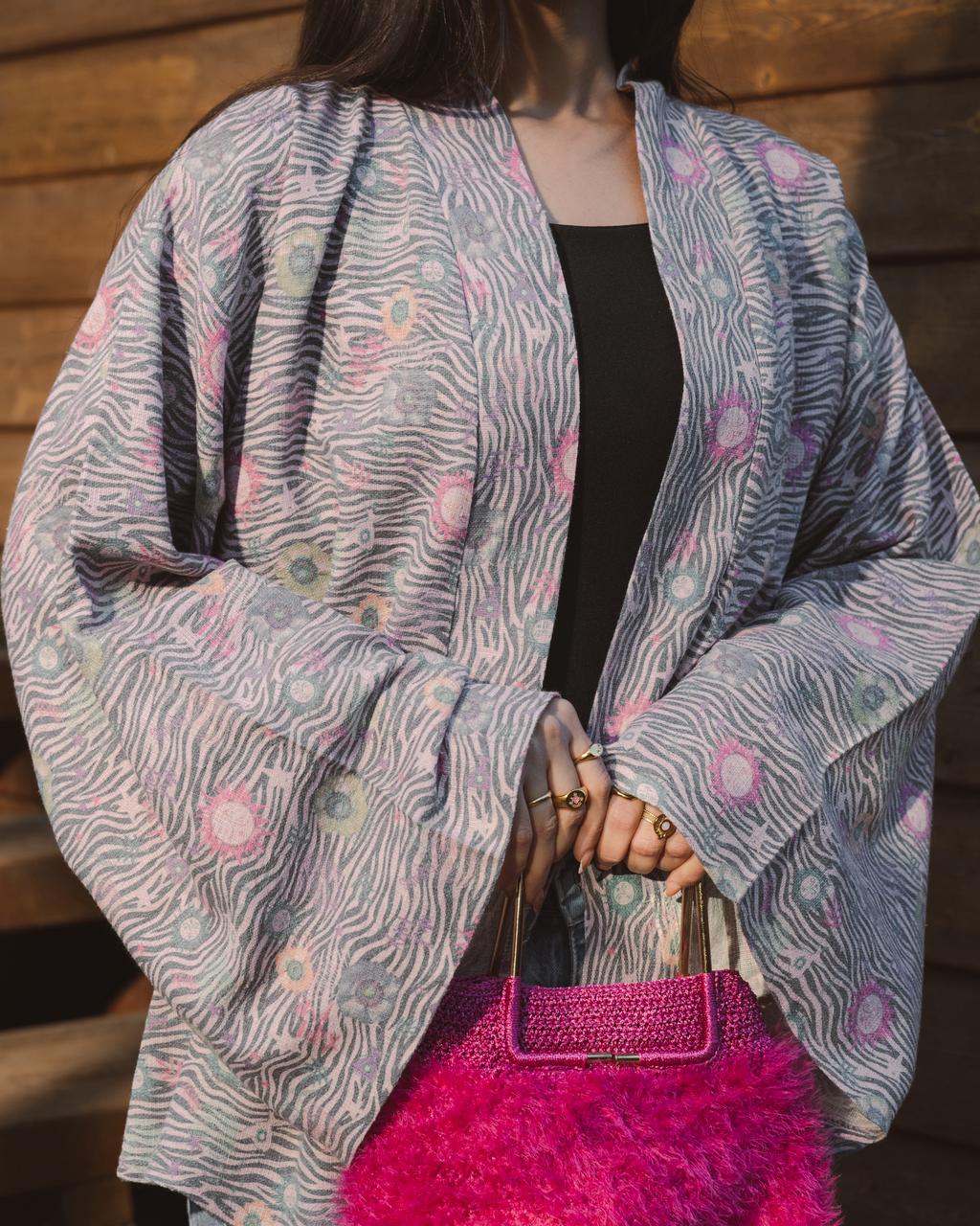 Blush Waves Cardigans Blush Pink