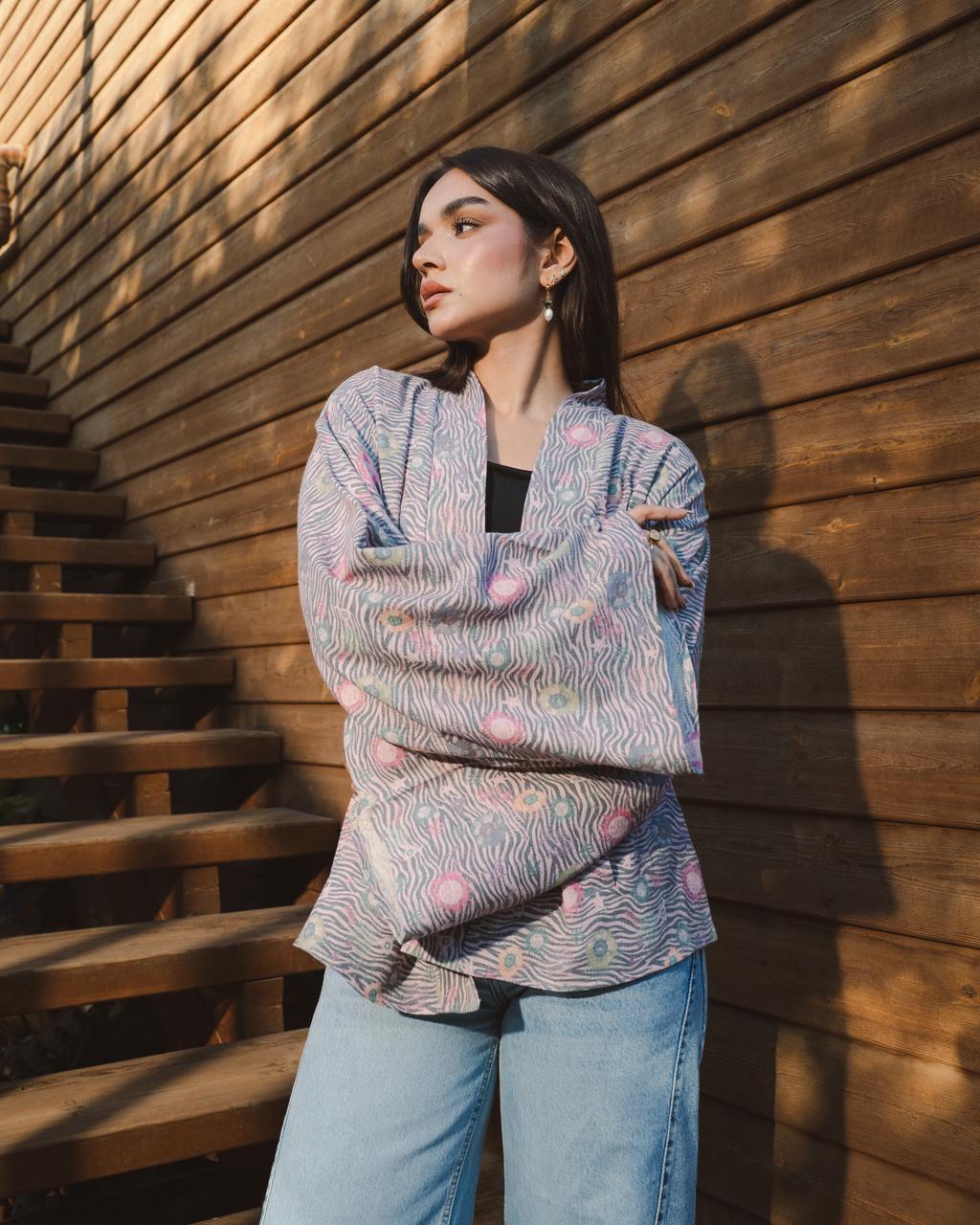 Blush Waves Cardigans Blush Pink