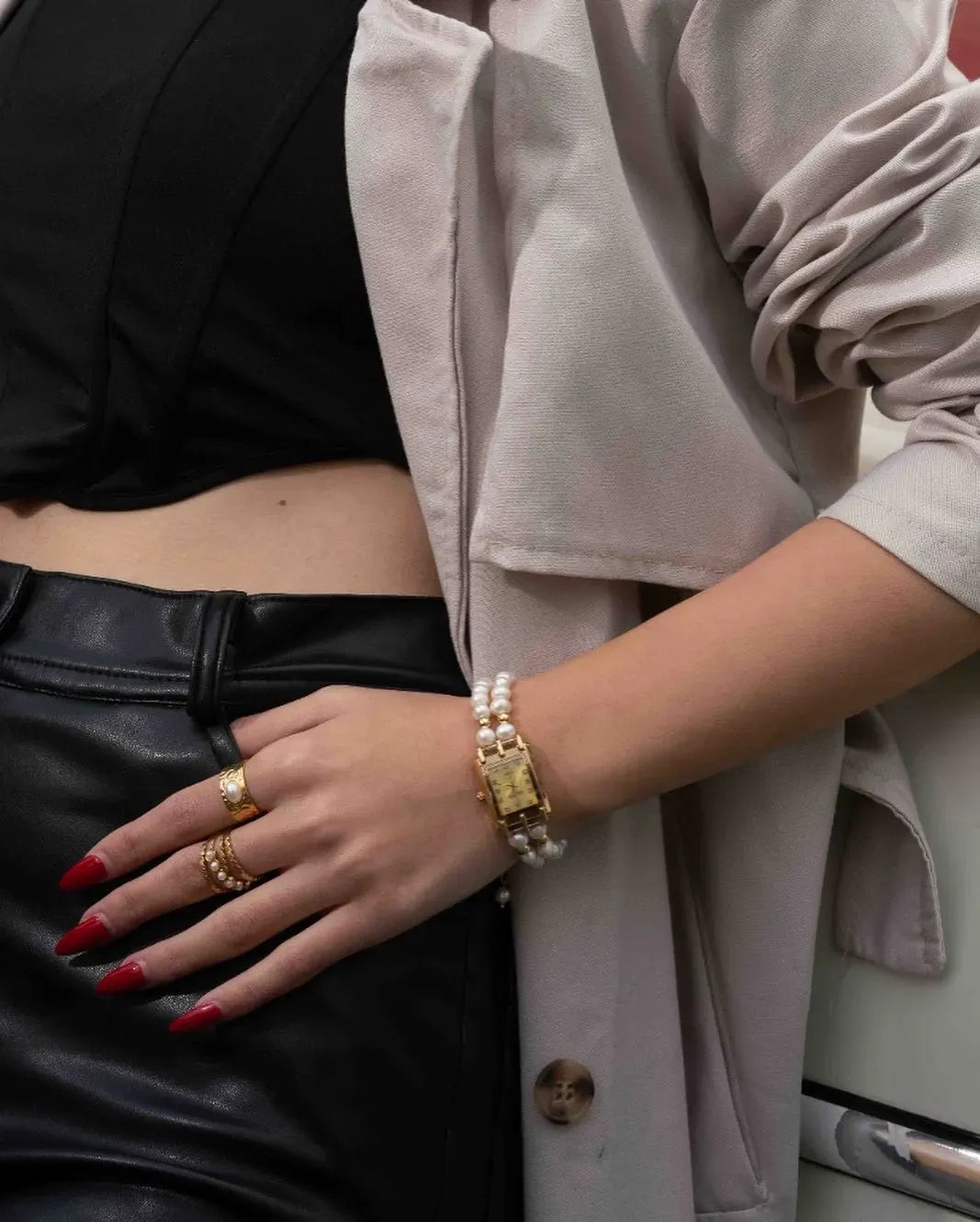Classic Pearl Watch