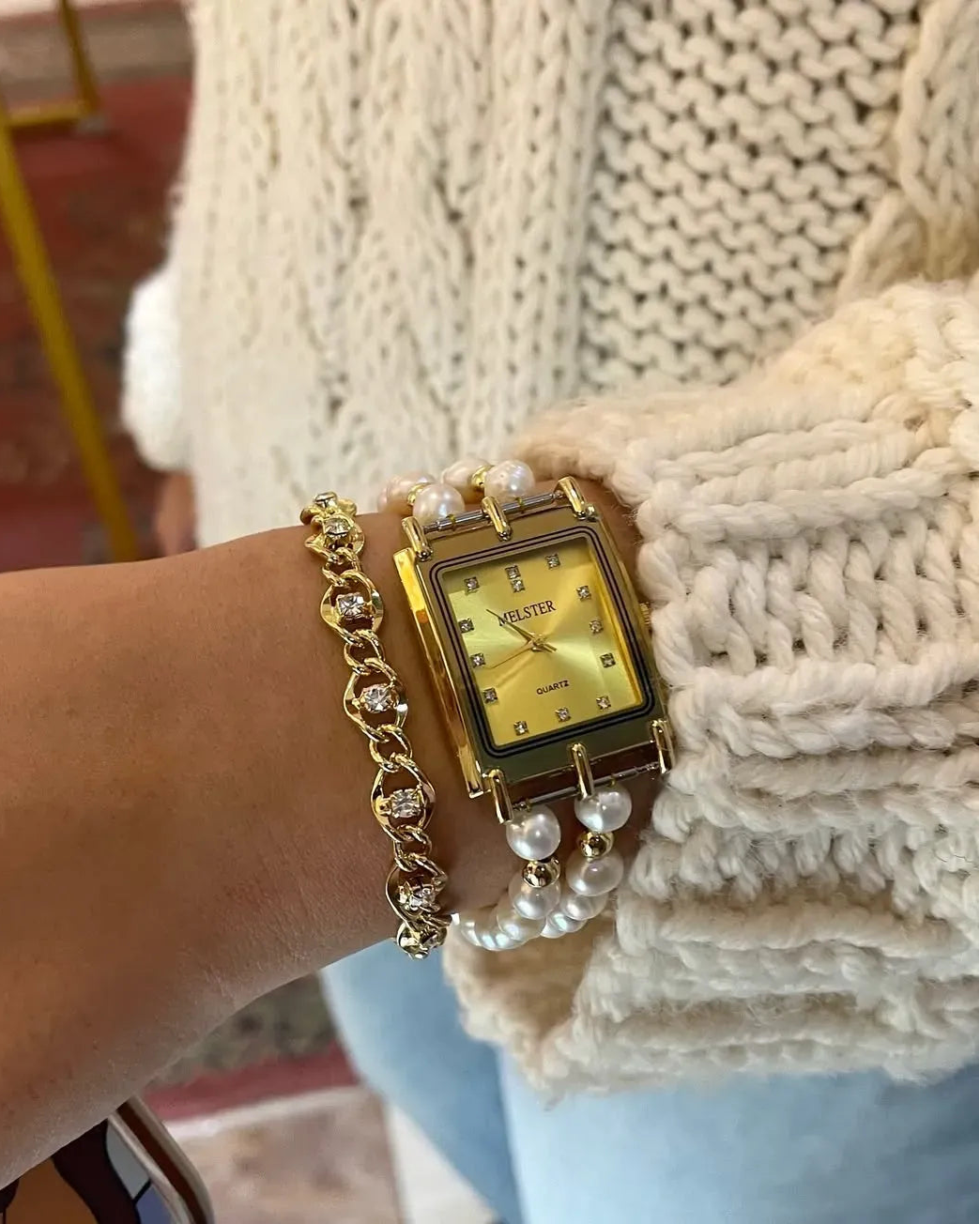Classic Pearl Watch