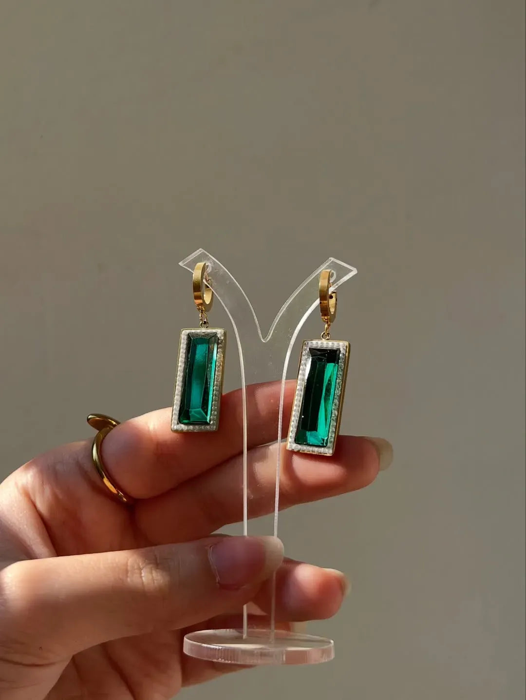 Emerald Earrings