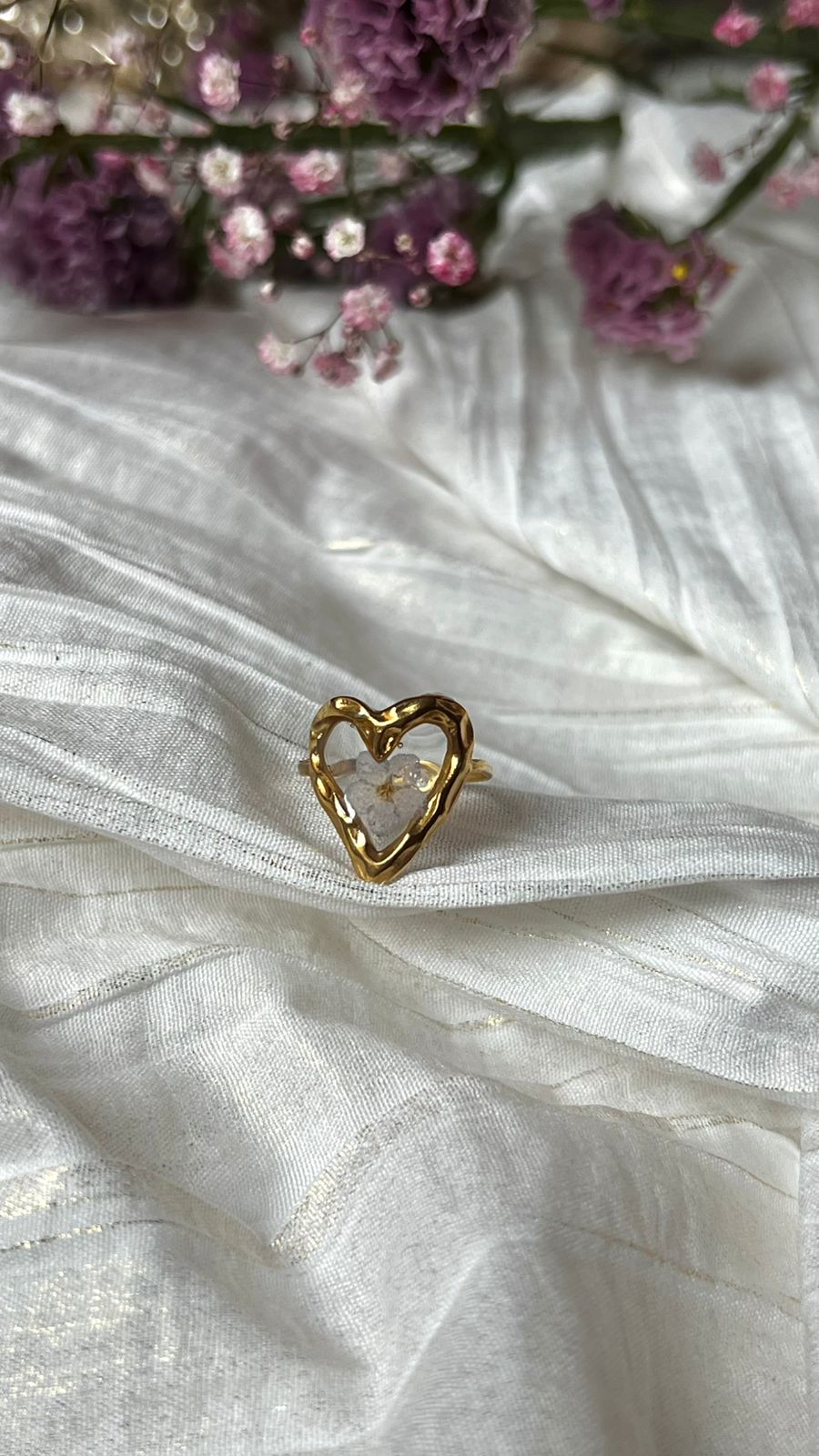 Flower Ring lavender
