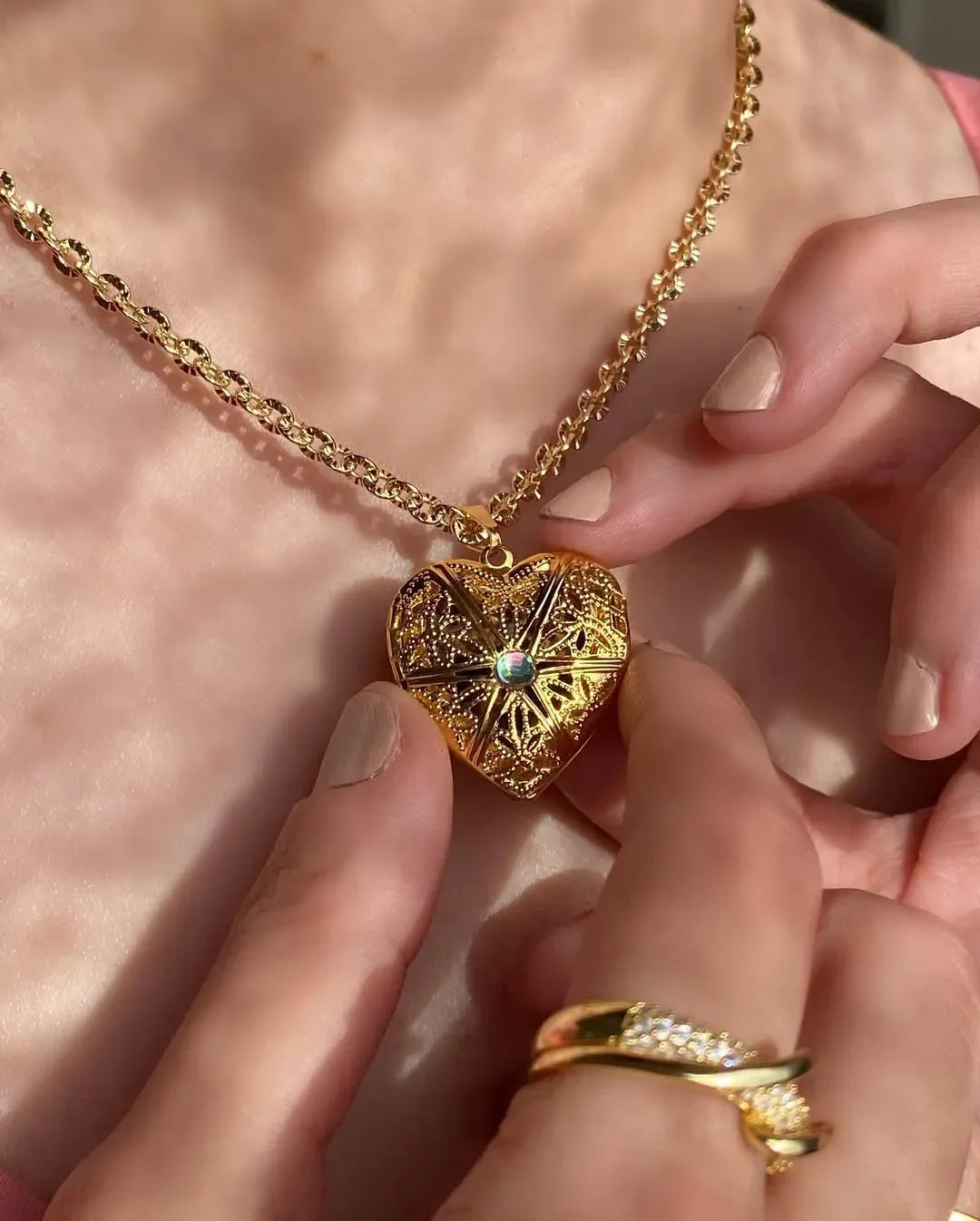 Heart Locket Necklace
