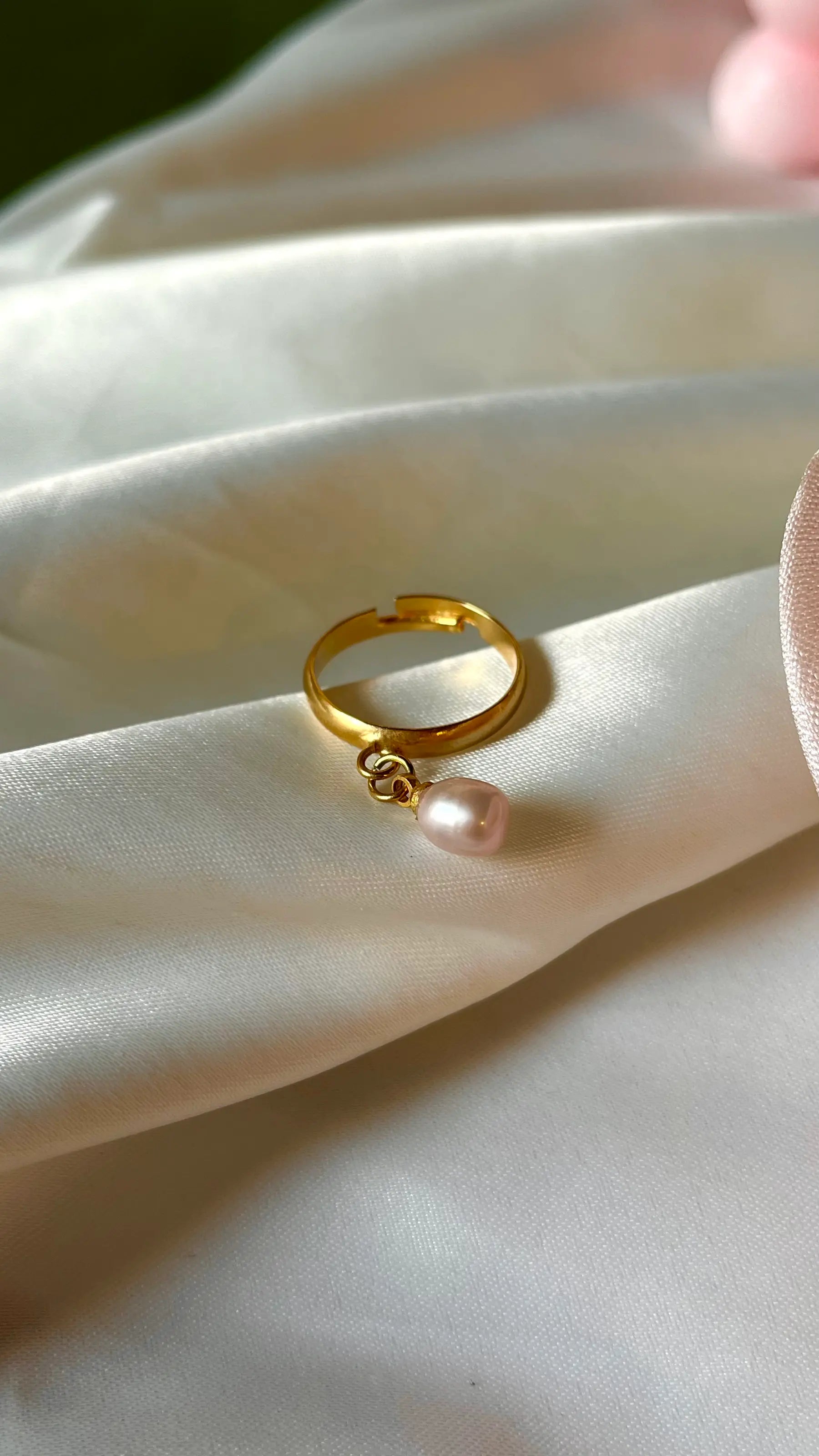 Pearl Drop Ring