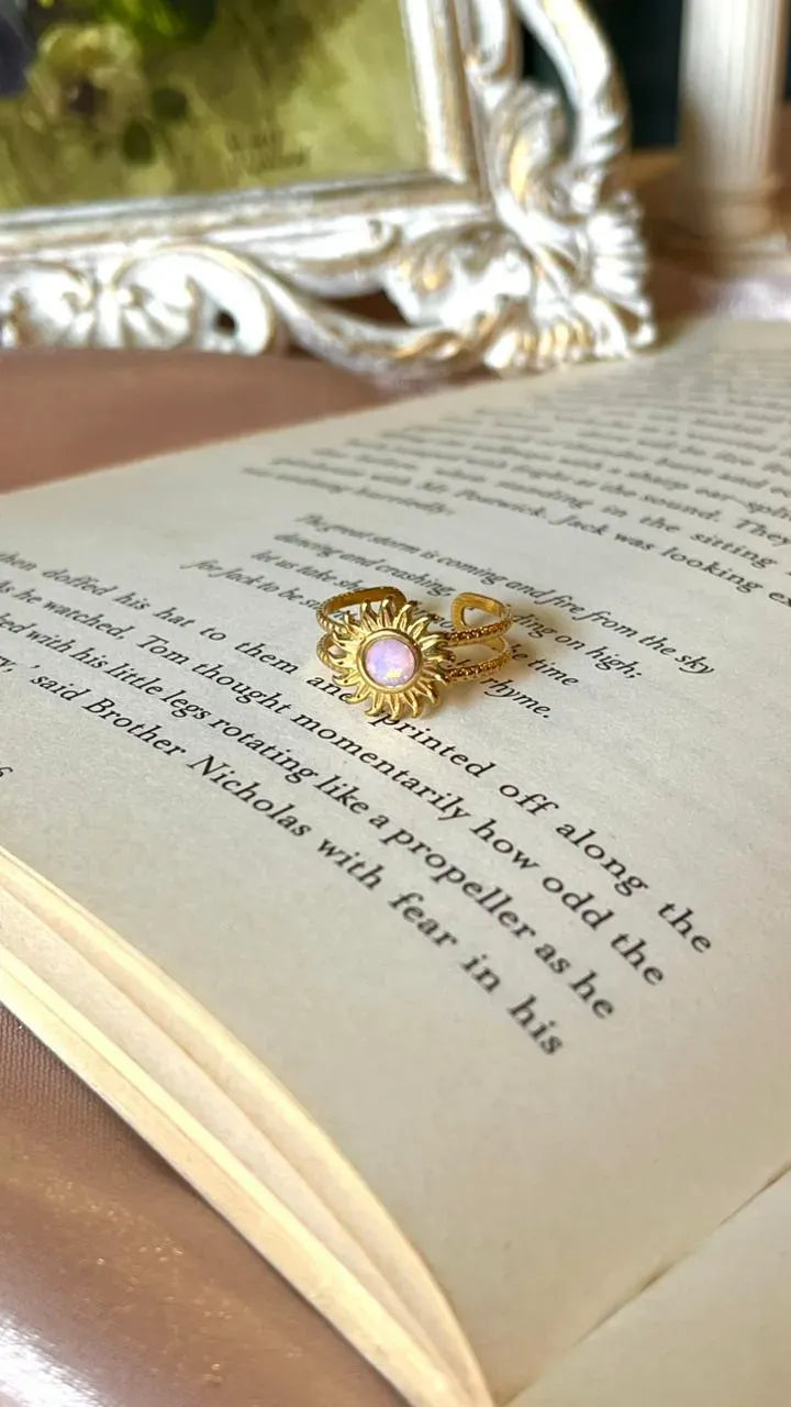Pink Flower Ring