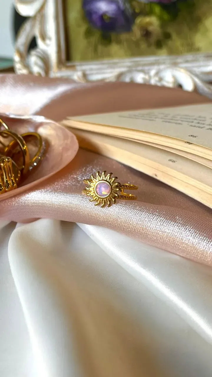 Pink Flower Ring
