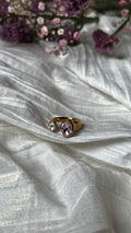 Scarlet Ring tear drop lavender