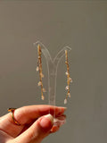 Small Golden Leaves Earrings