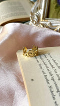 Star & Half Moon Ring