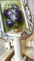 White Heart Ring